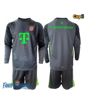 Bayern Munich Portarii Echipament de Fotbal Replică 2025-26 Copii Deplasare Mâneci Lungi (+ Șorturi)